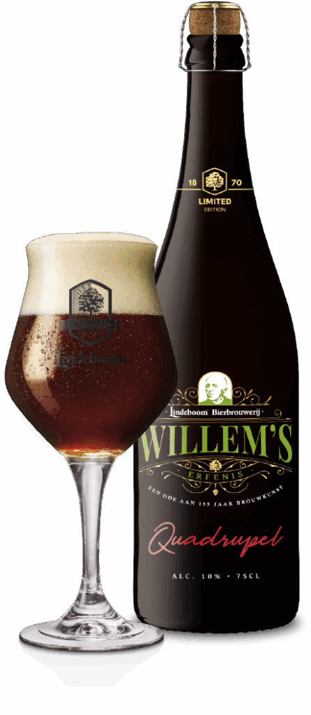 Glas en fles willem's erfenis: Quadrupel