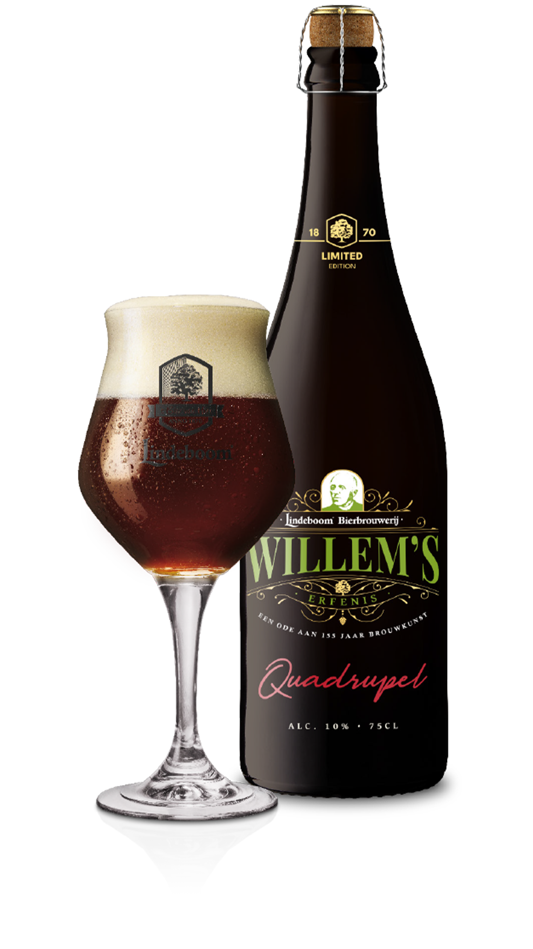 Willem's Erfenis: Quadrupel - ter ere van 155 jaar Lindeboom Bierbrouwerij